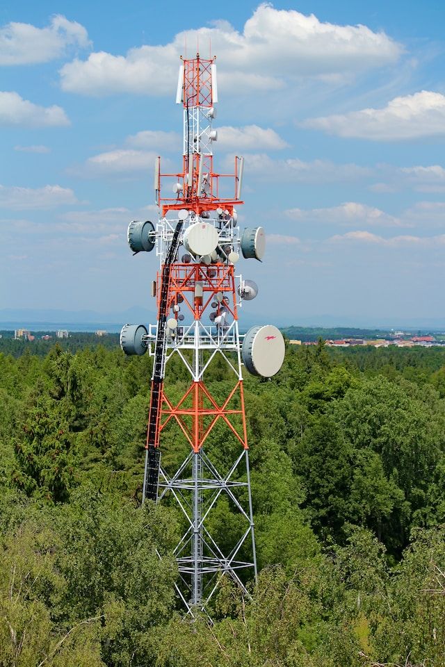 Czech Republic Prague Relay Tower Broadcasting Transmission Bts Cellular Relay Signal Electrical Device Antenna